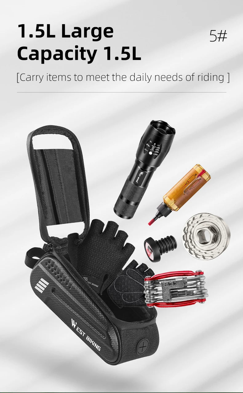 Waterproof Touchscreen Bike Phone Bag