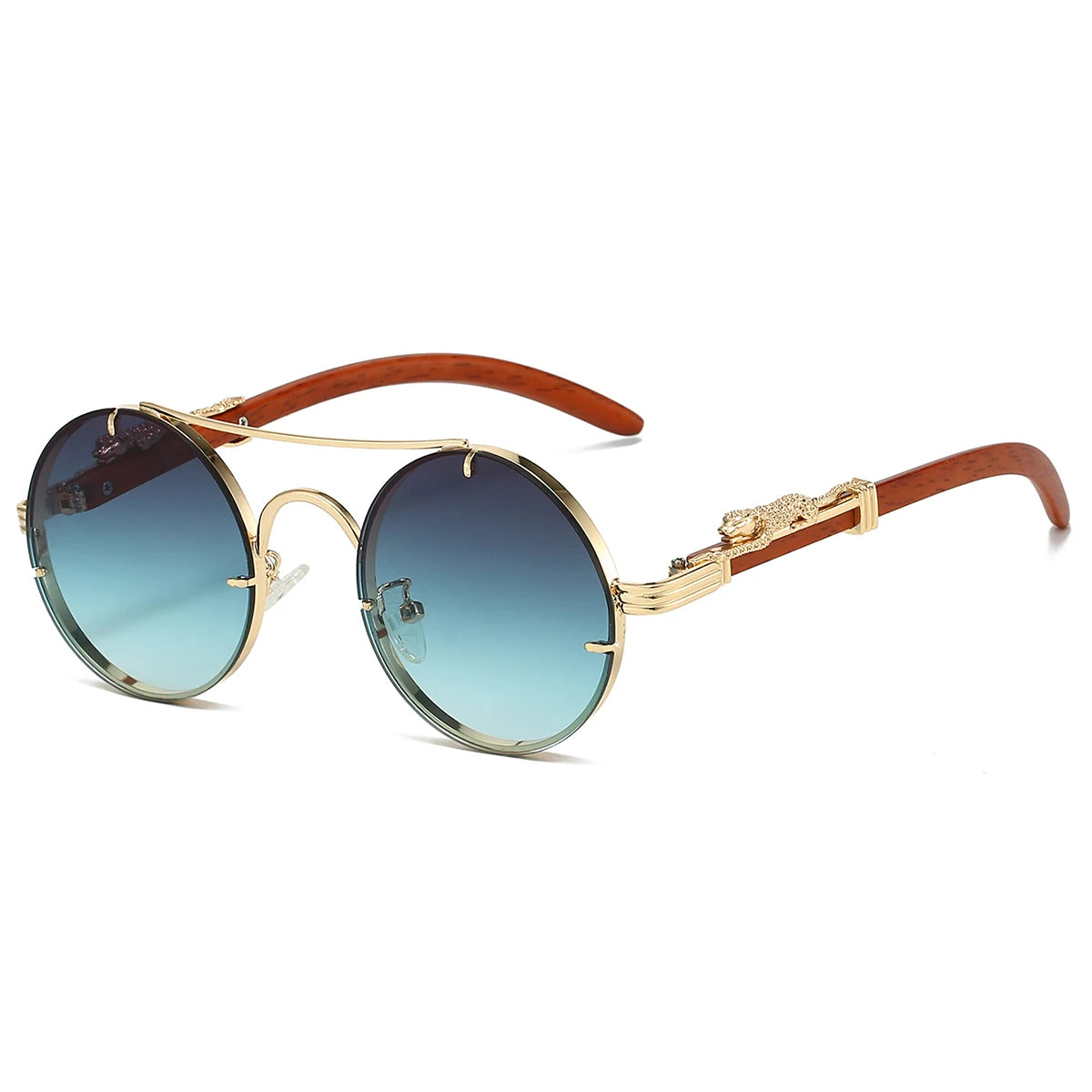 RetroLuxe Round Sunglasses