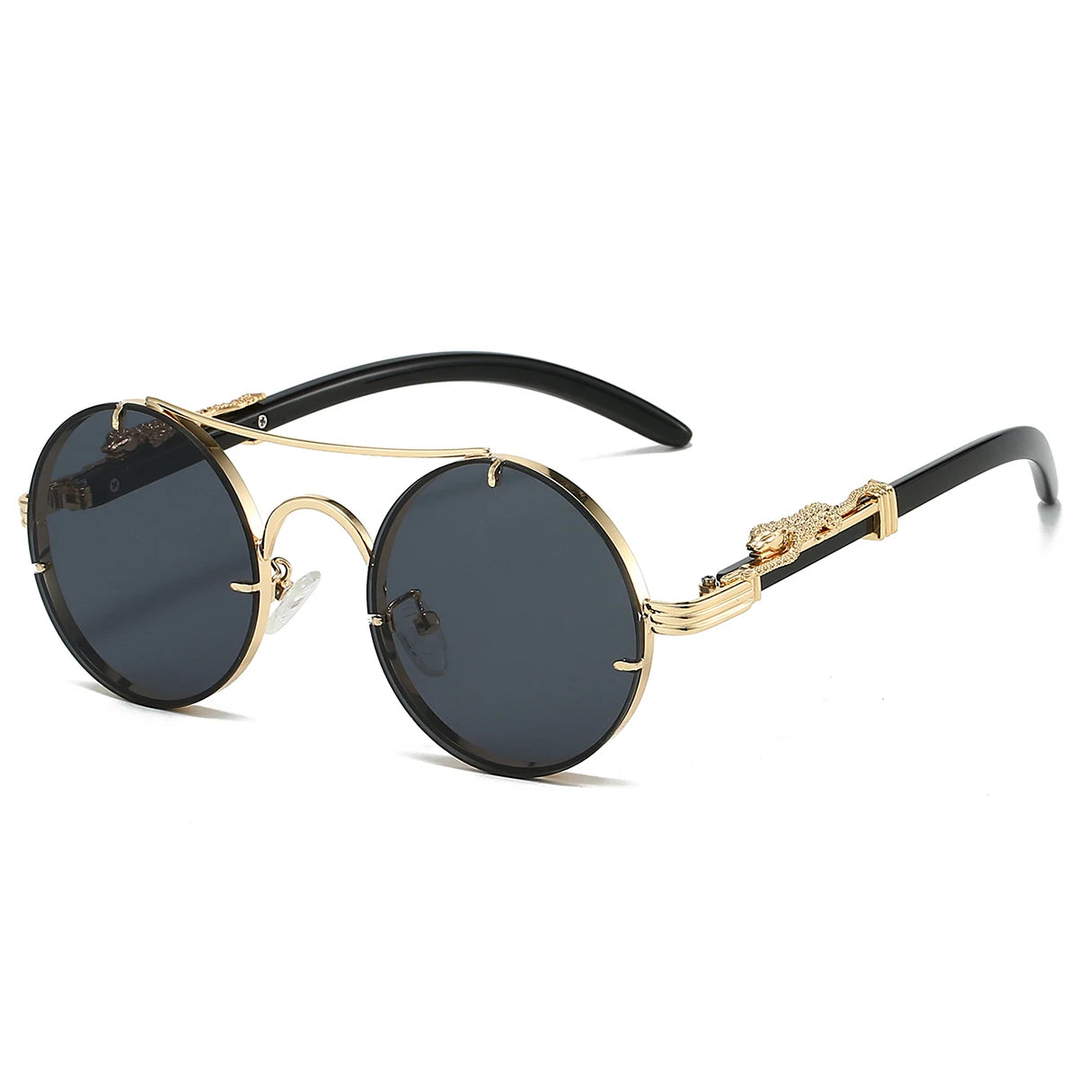 RetroLuxe Round Sunglasses