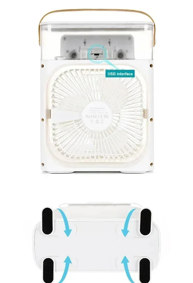 3-in-1 Portable Air Cooler Humidifier