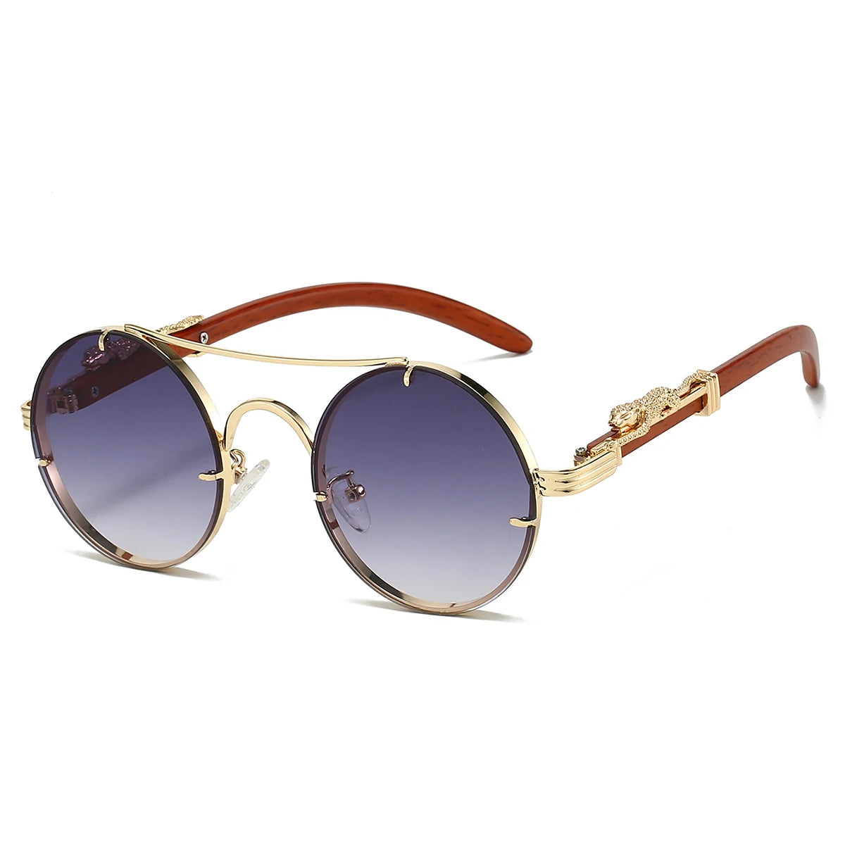 RetroLuxe Round Sunglasses