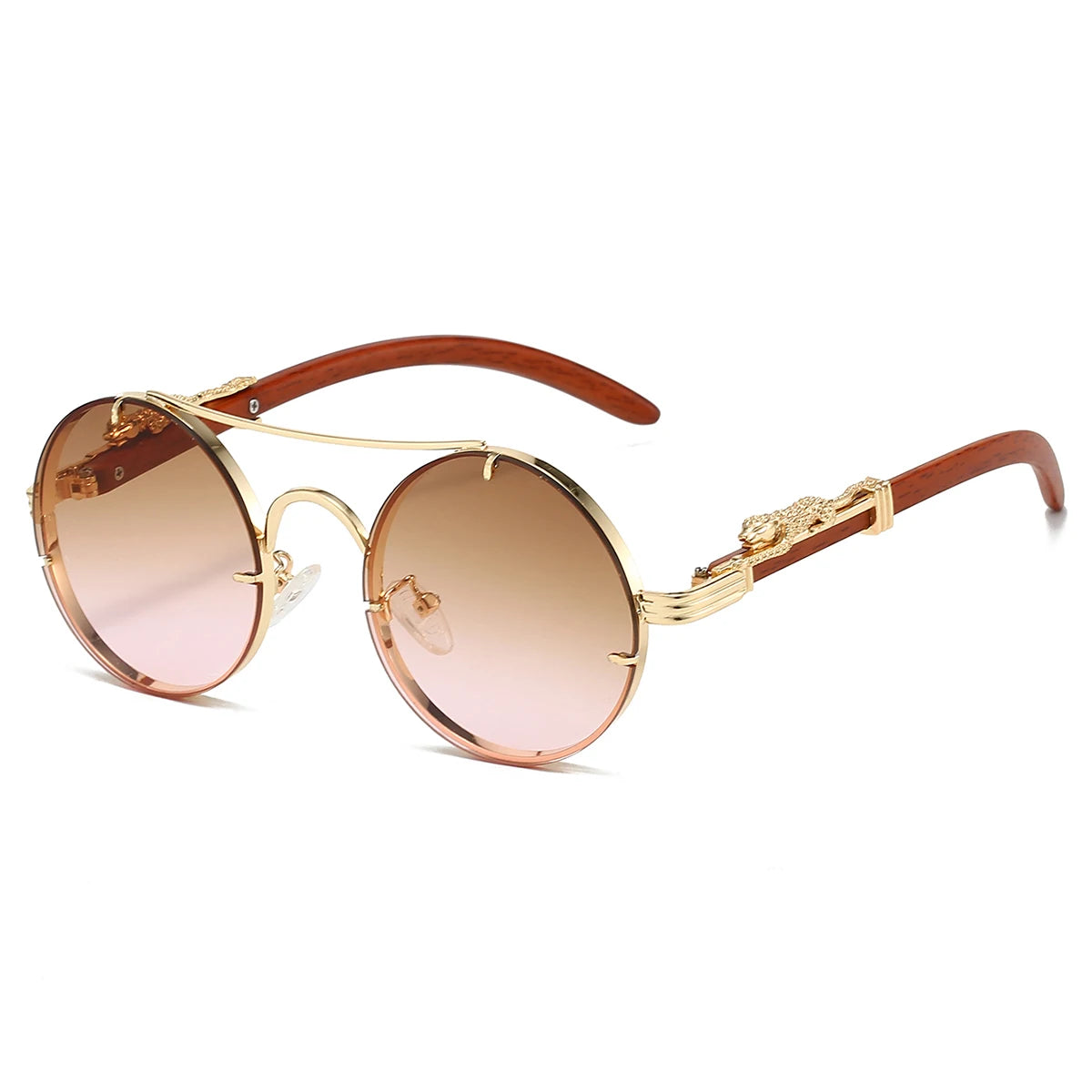 RetroLuxe Round Sunglasses