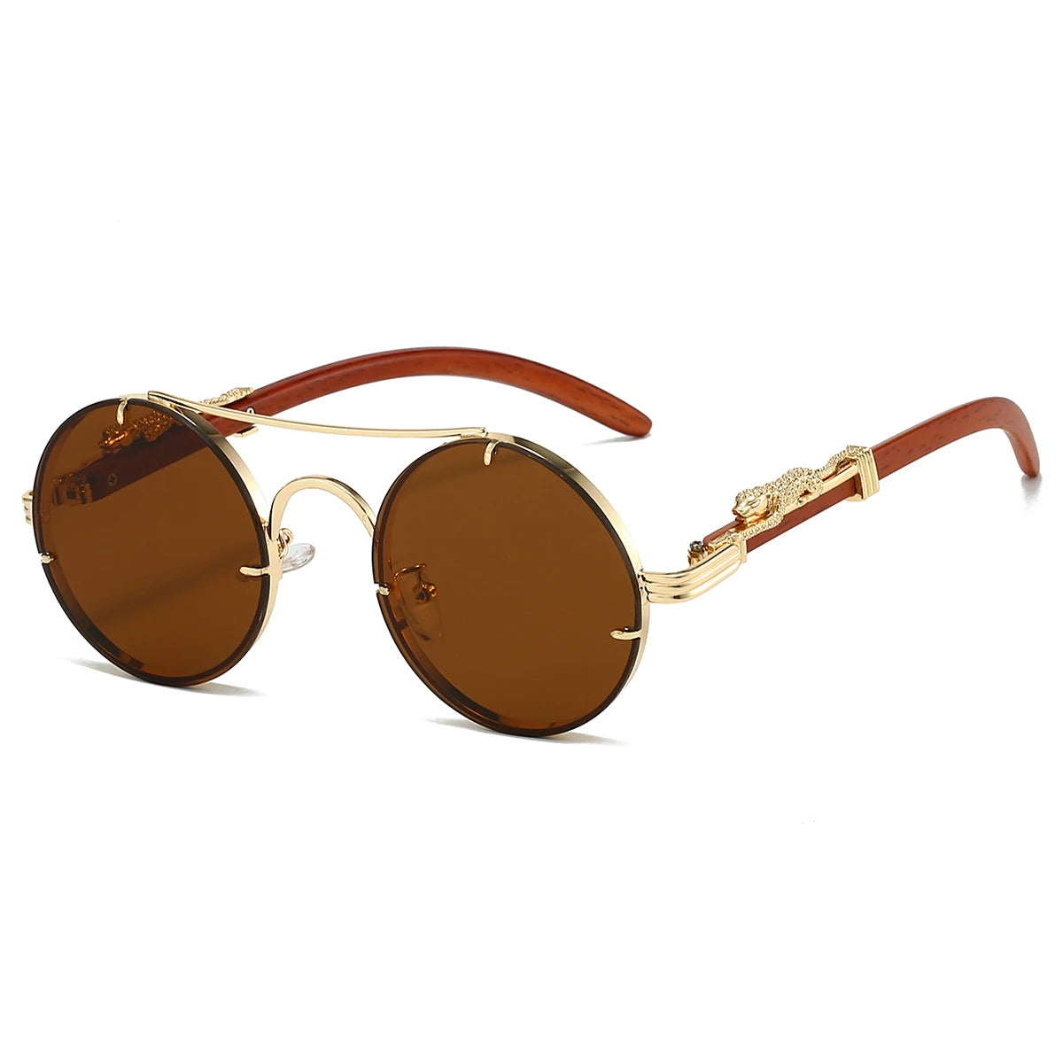 RetroLuxe Round Sunglasses
