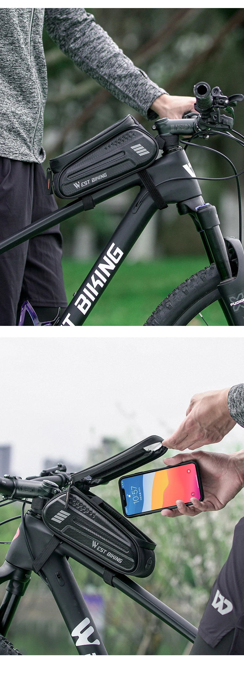 Waterproof Touchscreen Bike Phone Bag