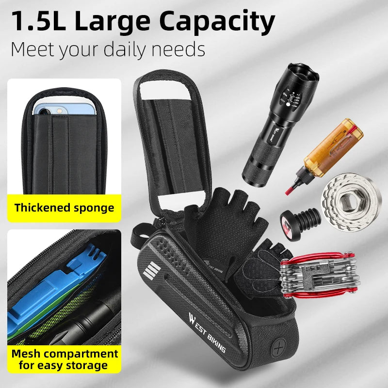 Waterproof Touchscreen Bike Phone Bag