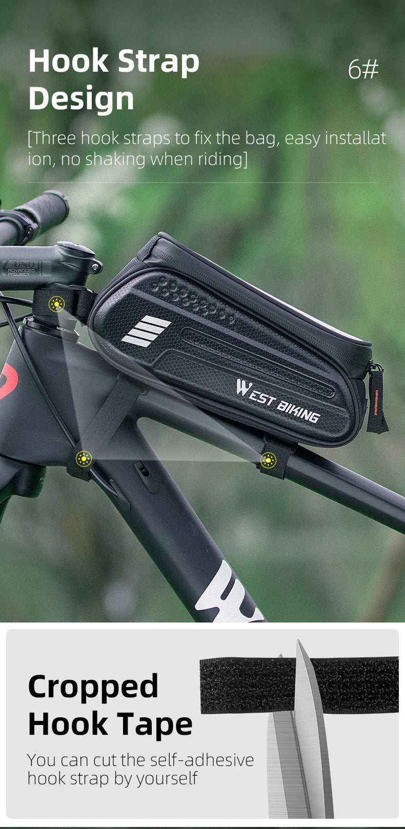 Waterproof Touchscreen Bike Phone Bag