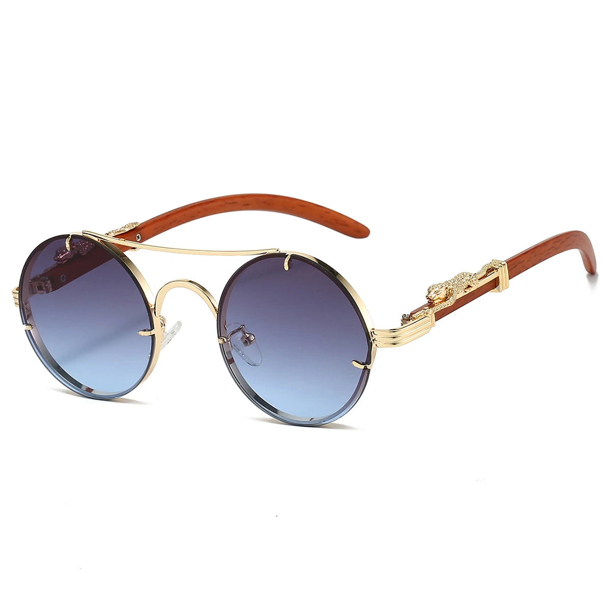 RetroLuxe Round Sunglasses