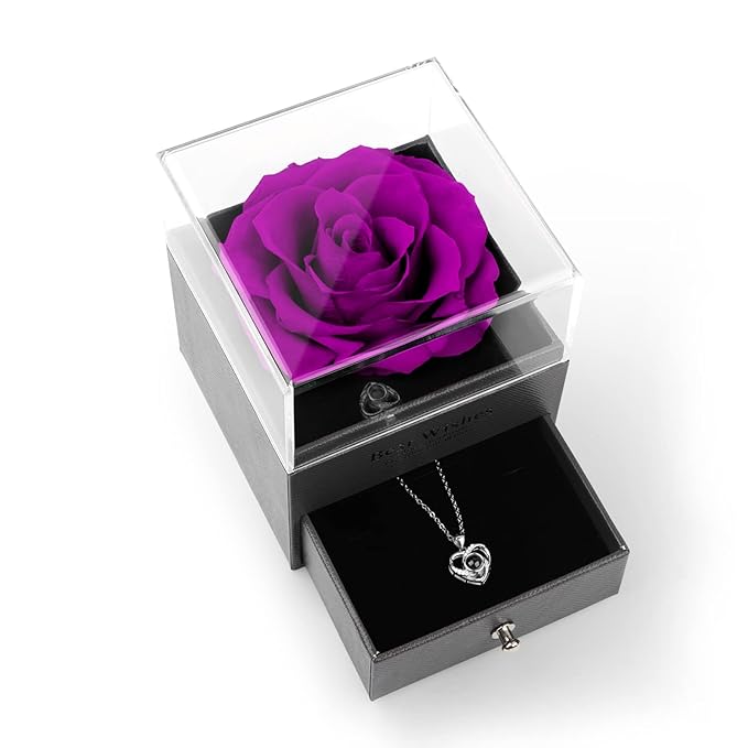 Heart Shaped Necklace with GIft Box