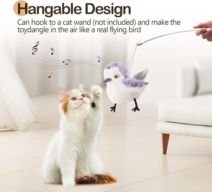 Interactive Flapping Bird Cat Toy