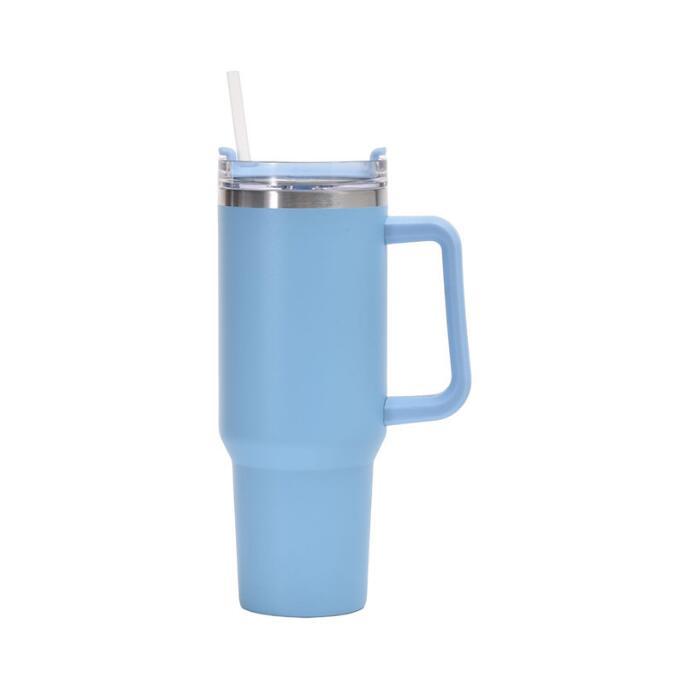 Hot and Cold Tumbler with Straw