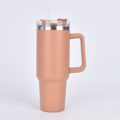 Hot and Cold Tumbler with Straw