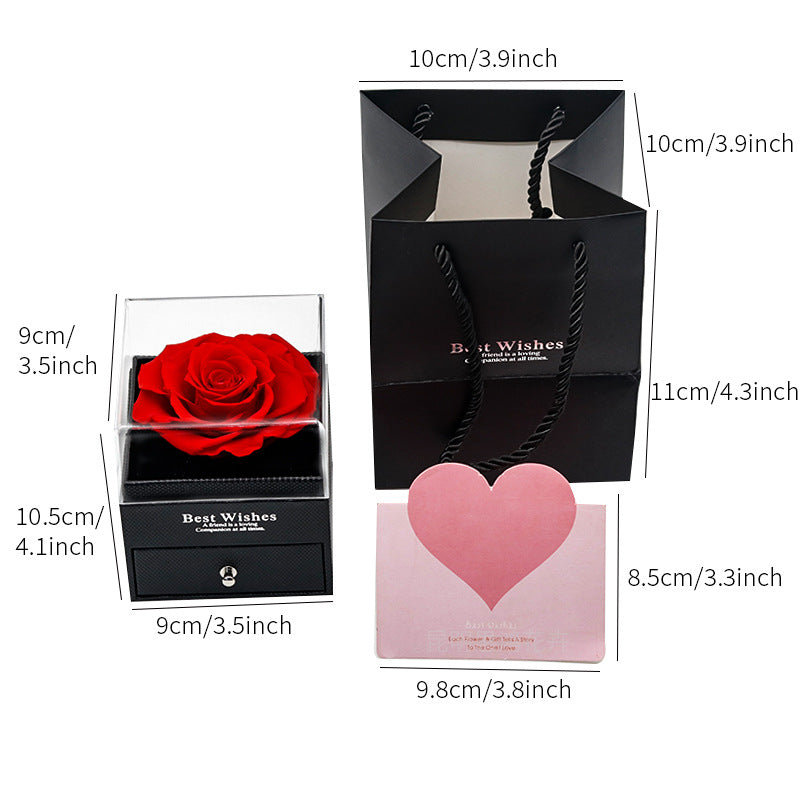 Heart Shaped Necklace with GIft Box