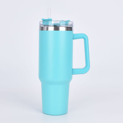 Hot and Cold Tumbler with Straw