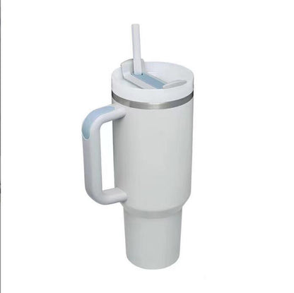 Hot and Cold Tumbler with Straw