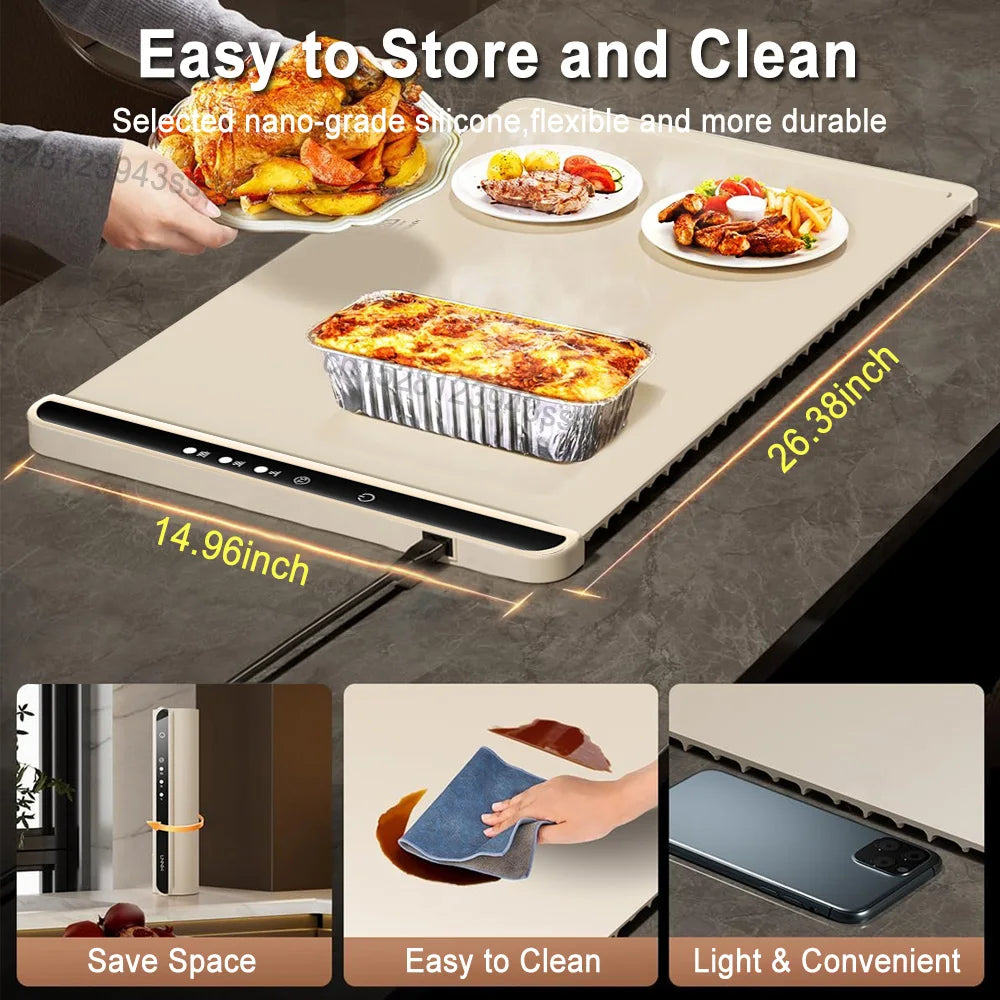 Smart Foldable Food Warmer Mat