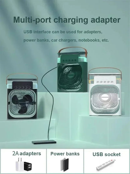 3-in-1 Portable Air Cooler Humidifier