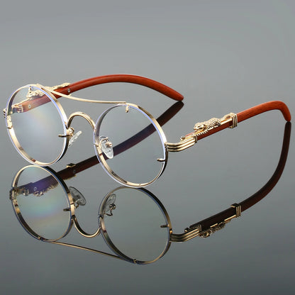 RetroLuxe Round Sunglasses