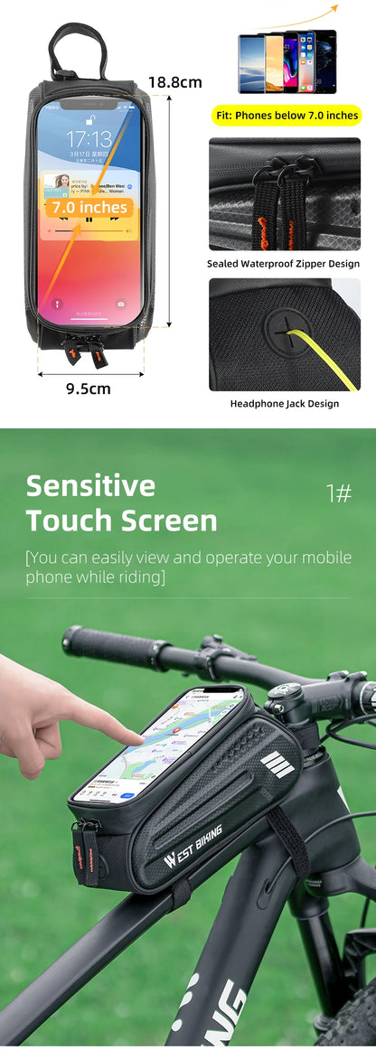 Waterproof Touchscreen Bike Phone Bag