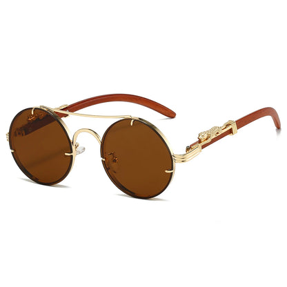 RetroLuxe Round Sunglasses
