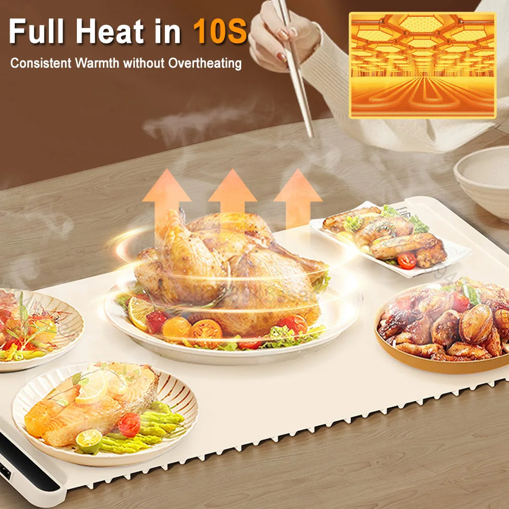 Smart Foldable Food Warmer Mat