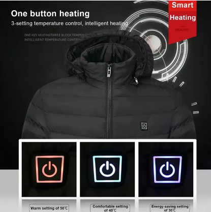 USB Heated Winter Jacket