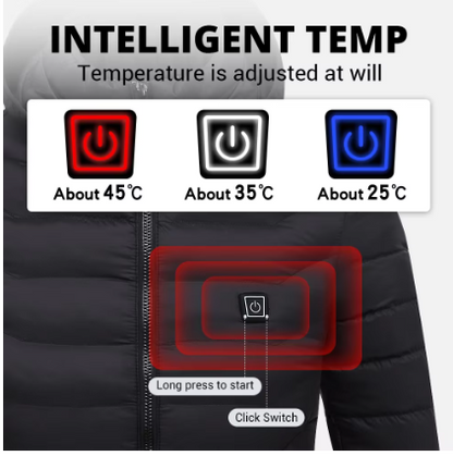 USB Heated Winter Jacket