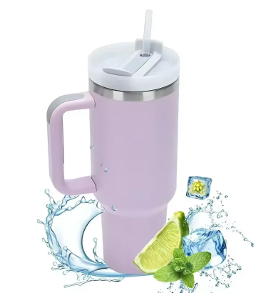 Hot and Cold Tumbler with Straw